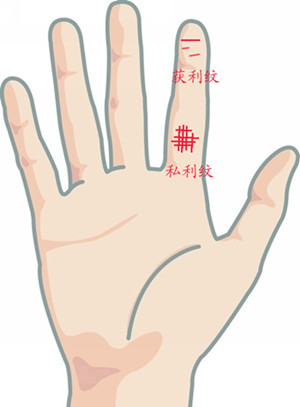獲利紋和私利紋圖解，獲利紋和私利紋代表什么