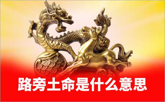 路旁土命