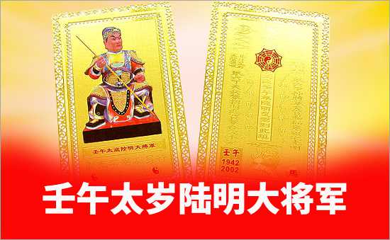壬午太歲陸明大將軍