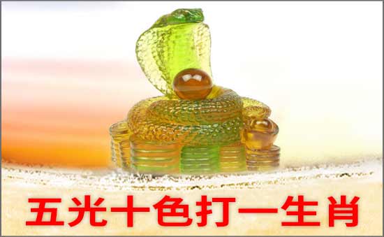五光十色打一生肖
