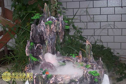 流水噴泉風水輪擺件有何作用？(圖文)