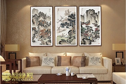 揭秘：客廳裝飾畫掛什么好(圖文)