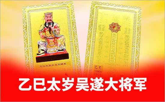 乙巳太歲吳遂大將軍