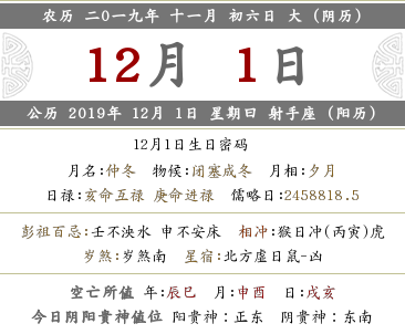 2019年十一月初六日是適合開張開業的黃道吉日嗎？(圖文)