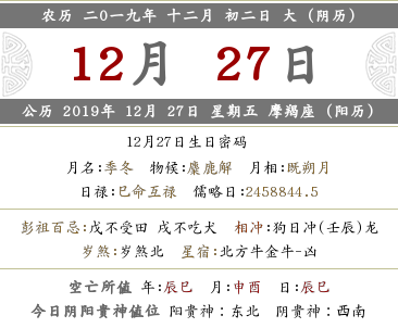 2019年陰歷十二月初二日是幾月幾號(hào)？(圖文)
