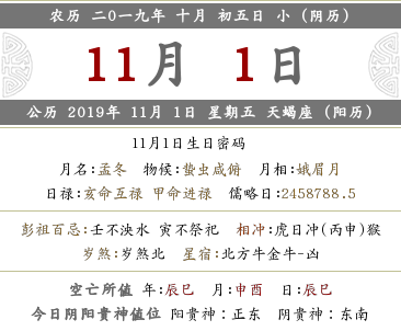 2019年十月初五喜神方位在哪？如何找到自己的喜神？(圖文)