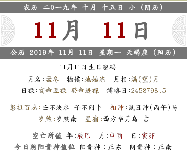 2019年農(nóng)歷十月十五下元節(jié)這天喜神方位在哪？(圖文)