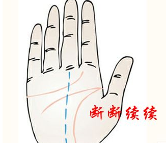 事業(yè)線斷斷續(xù)續(xù)