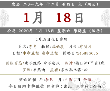 2019年農(nóng)歷十二月二十四時(shí)辰宜忌事項(xiàng)解析(圖文)