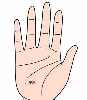 雙手川字掌