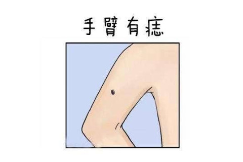 身上痣的位置和命運的關(guān)系（二）