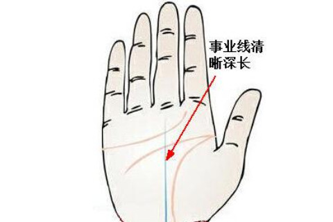 事業(yè)線手相分析