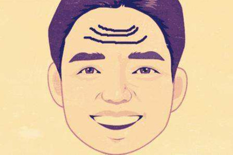 男人抬頭紋面相分析