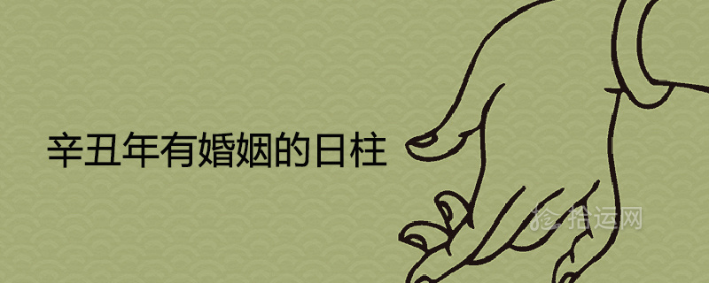 辛丑年有婚姻的日柱