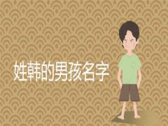 姓韓的男孩名字有內(nèi)涵首選