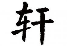 好聽帶軒字的男孩名字