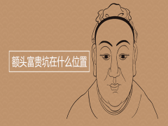 額頭富貴坑在什么位置