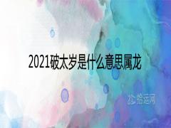 2021破太歲是什么意思屬龍全年運勢如何