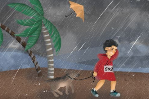 夢見暴風雨是什么意思？