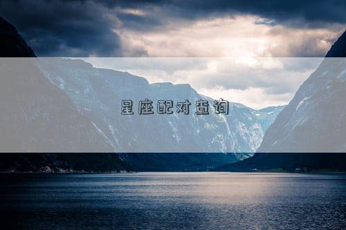 星座配對(duì)查詢