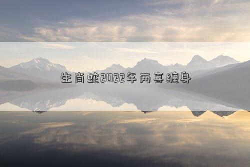 生肖蛇2022年兩喜纏身