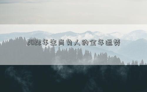 2022年生肖兔人的全年運勢