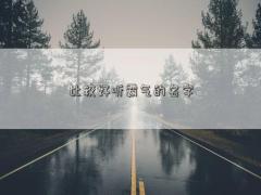 比較好聽霸氣的名字